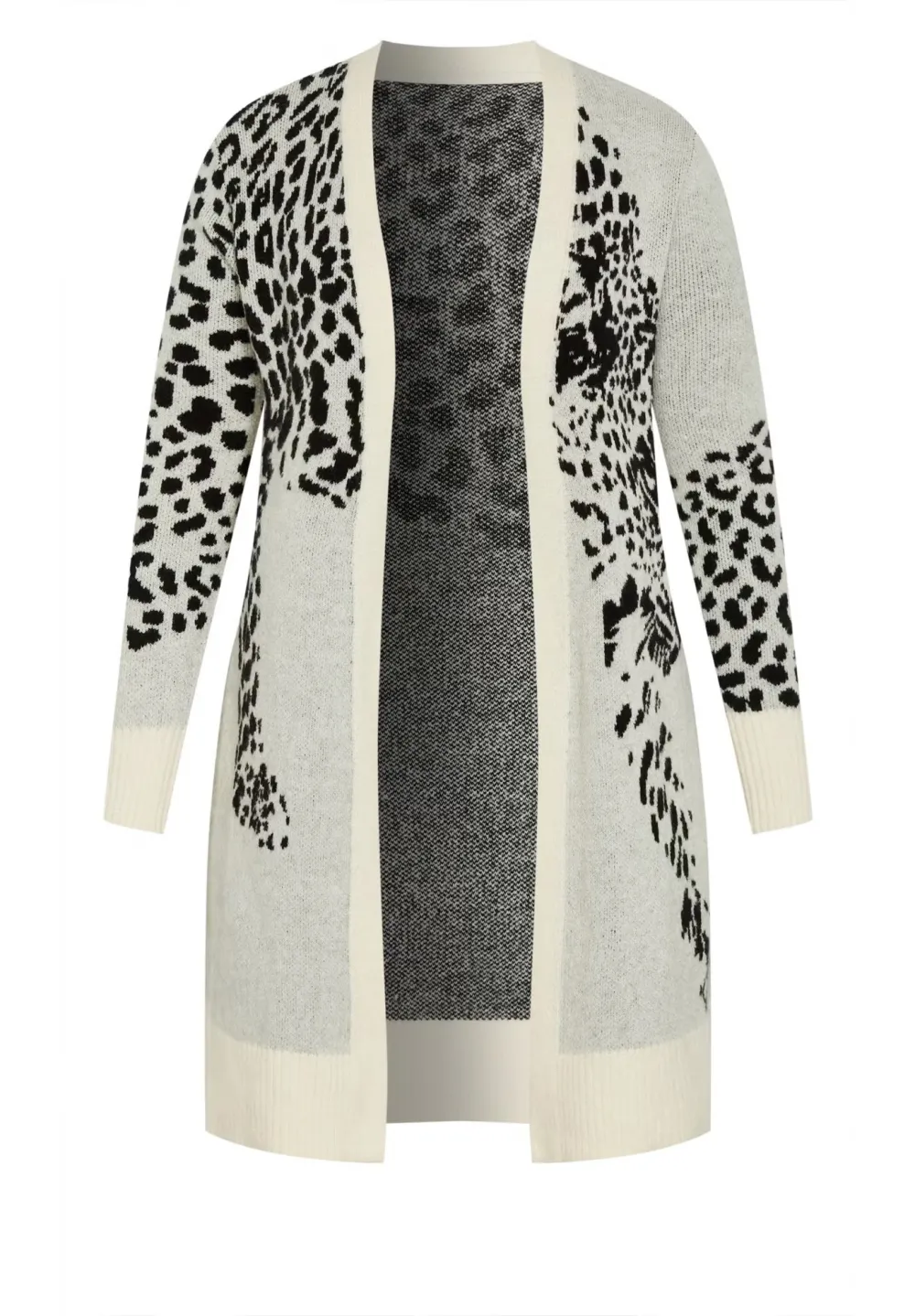 Leopard Print Shoulder Cardigan