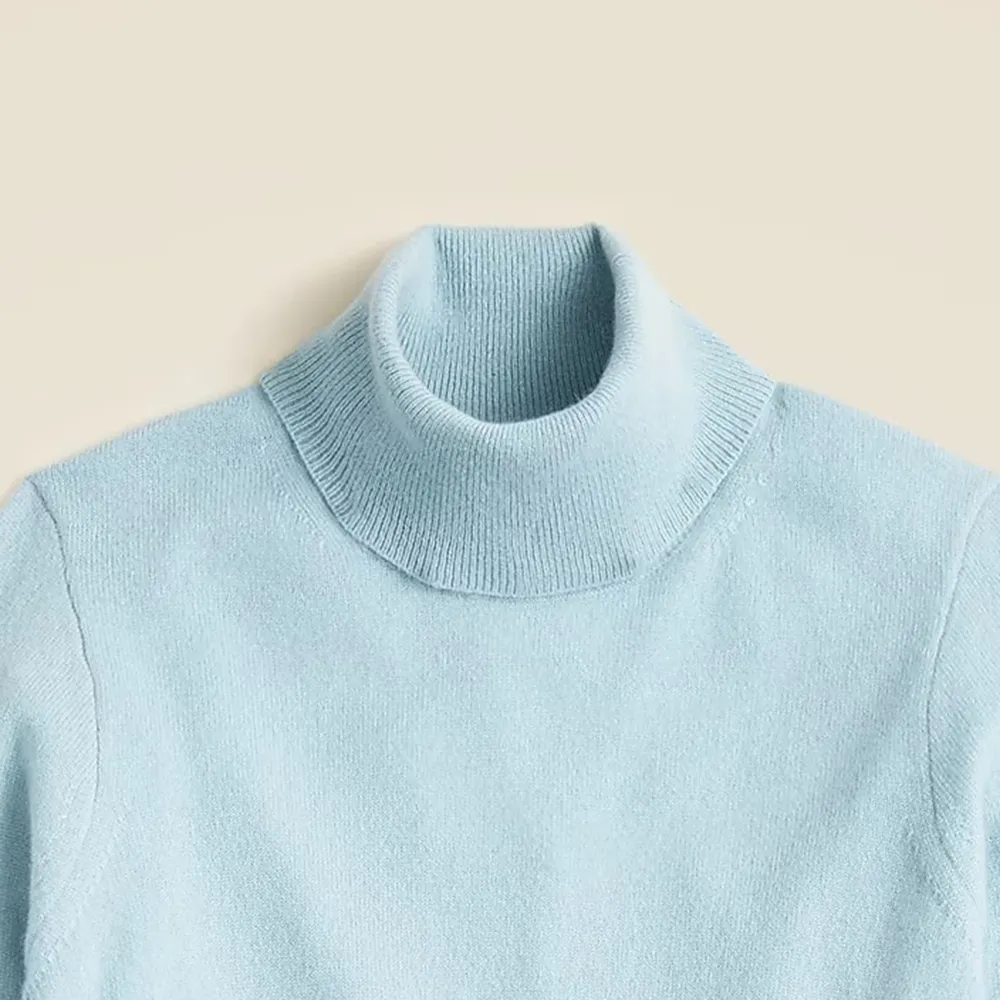 Cashmere Shrunken Turtleneck Sweaters