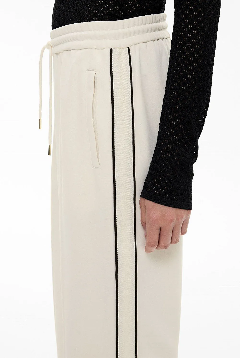 Contrast Color Striped Sweatpants