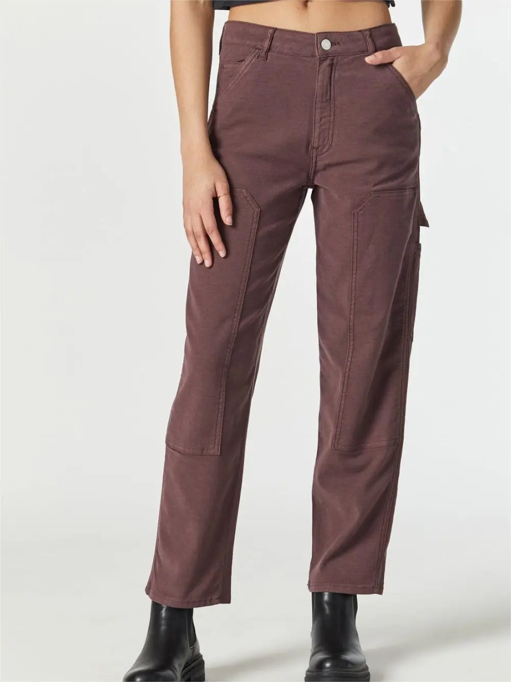 Casual Style Straight Leg Pants