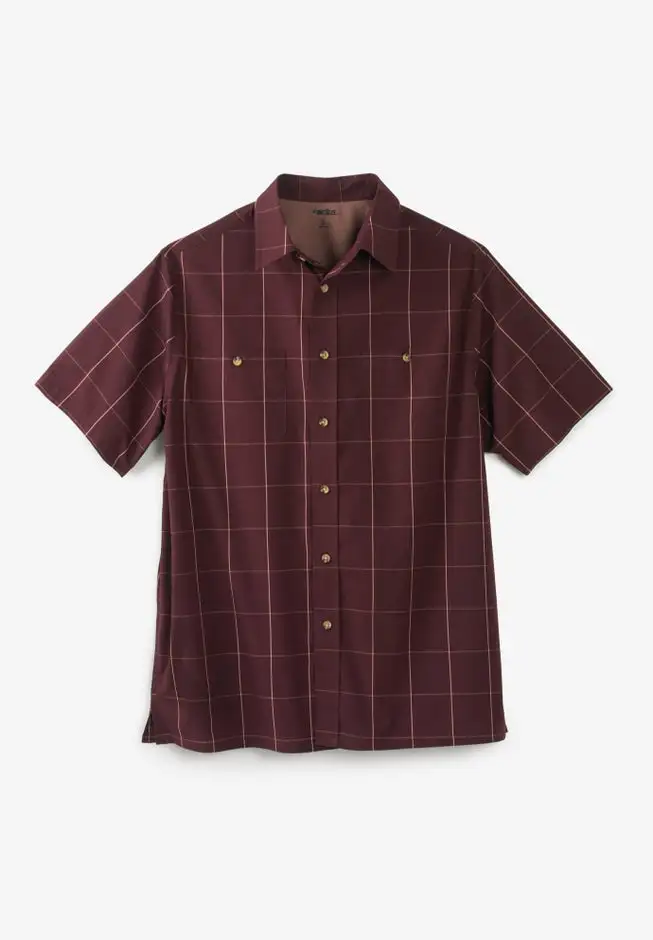 Check Short-Sleeve Sport Shirt