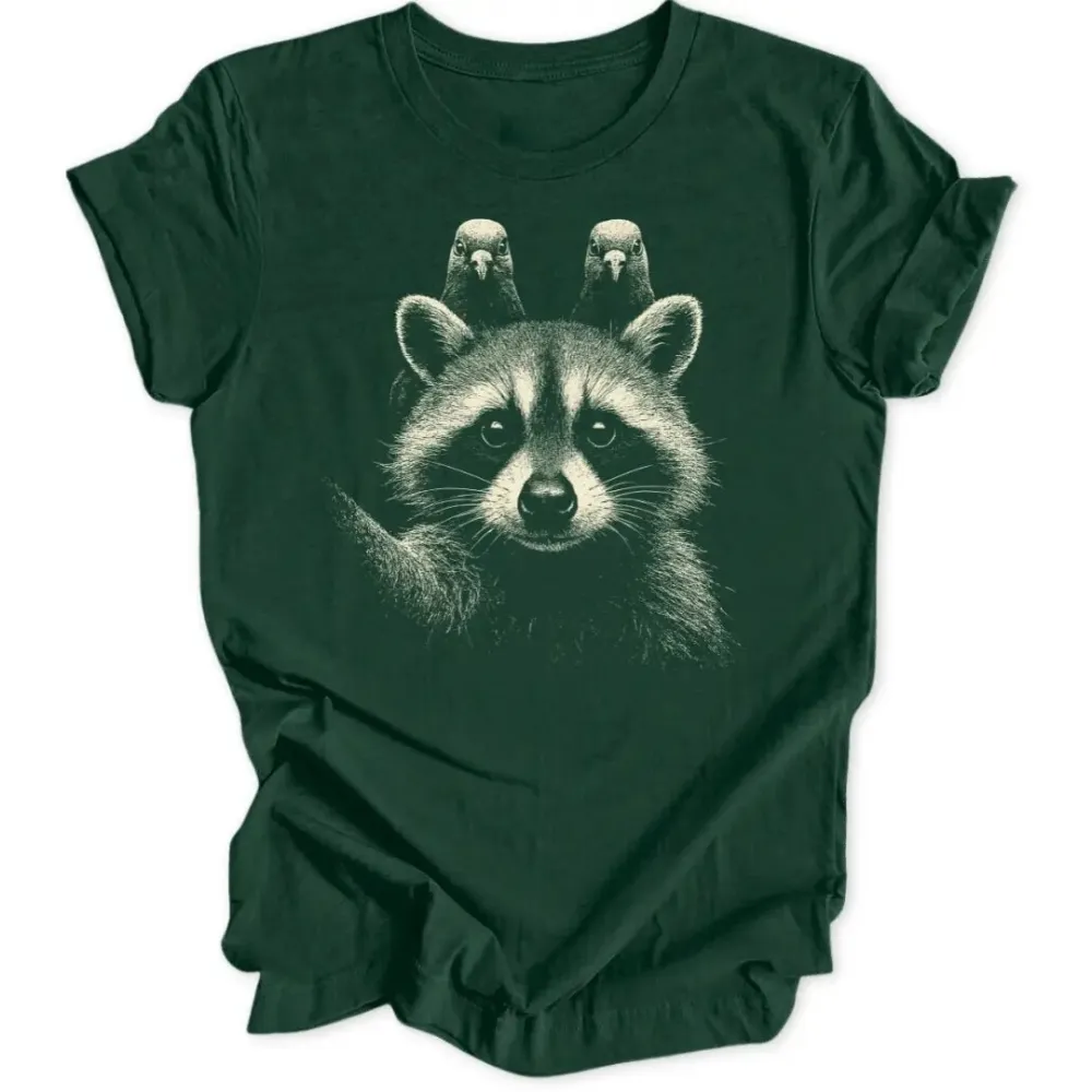 Raccoon Selfie Unisex T-Shirt