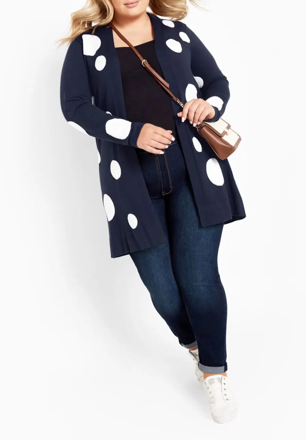Spotted Pattern Cardigan