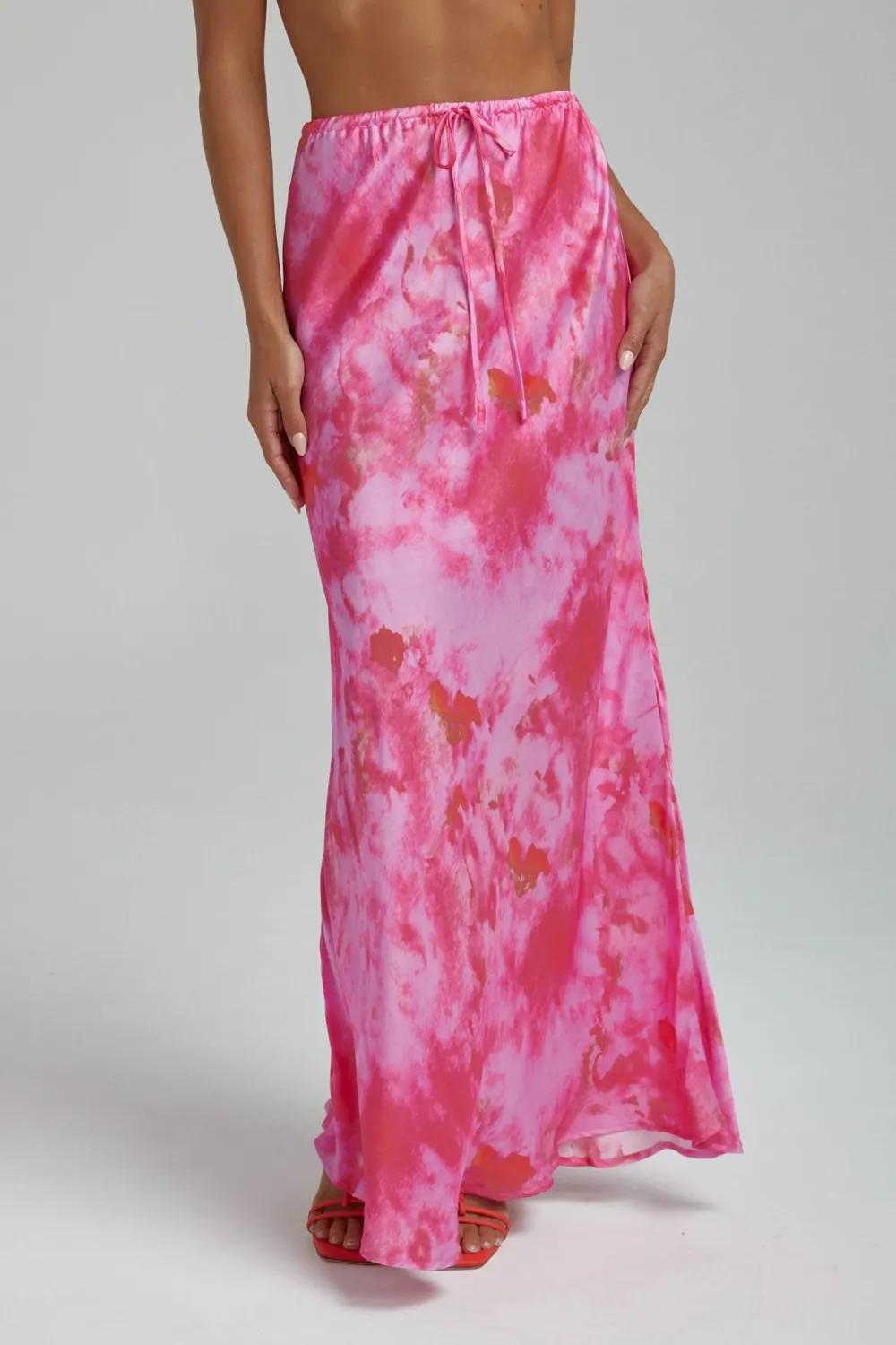 Pink Tie-Dyeing Soft Breathable Skirt