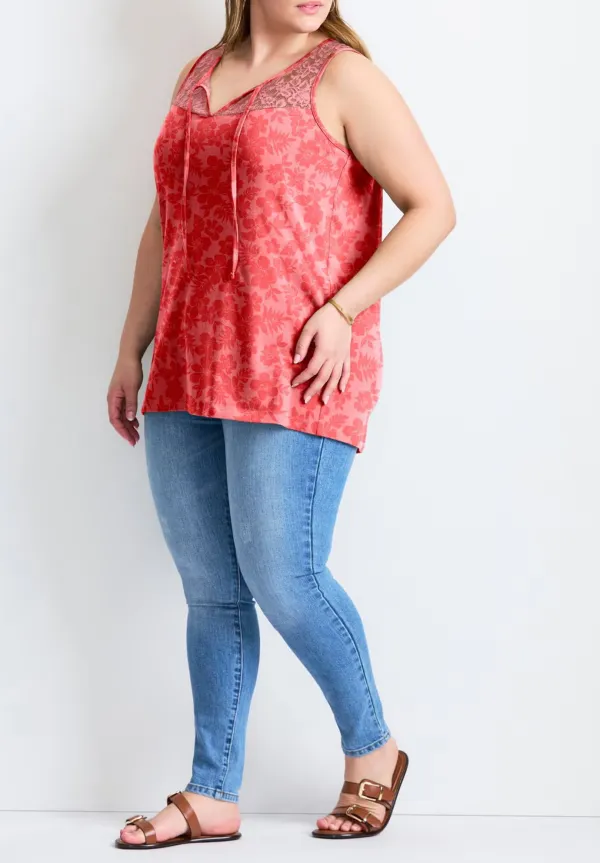 Round Neck Sleeveless Top