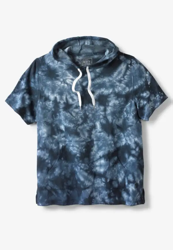 Liberty Blues Short-Sleeve Hoodie