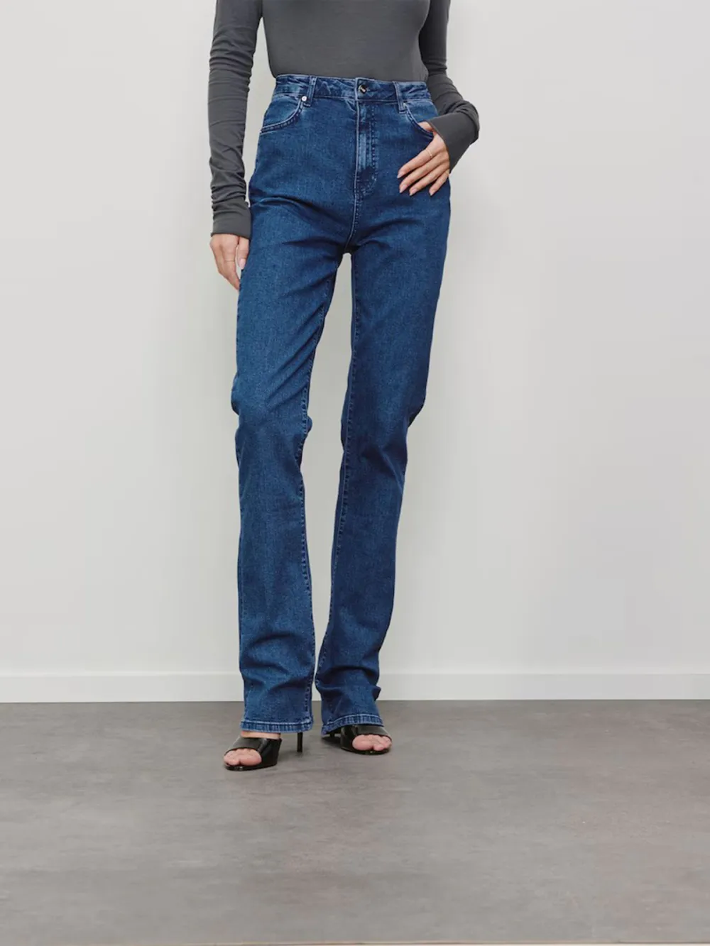 Belt Loops Casual Style Jeans