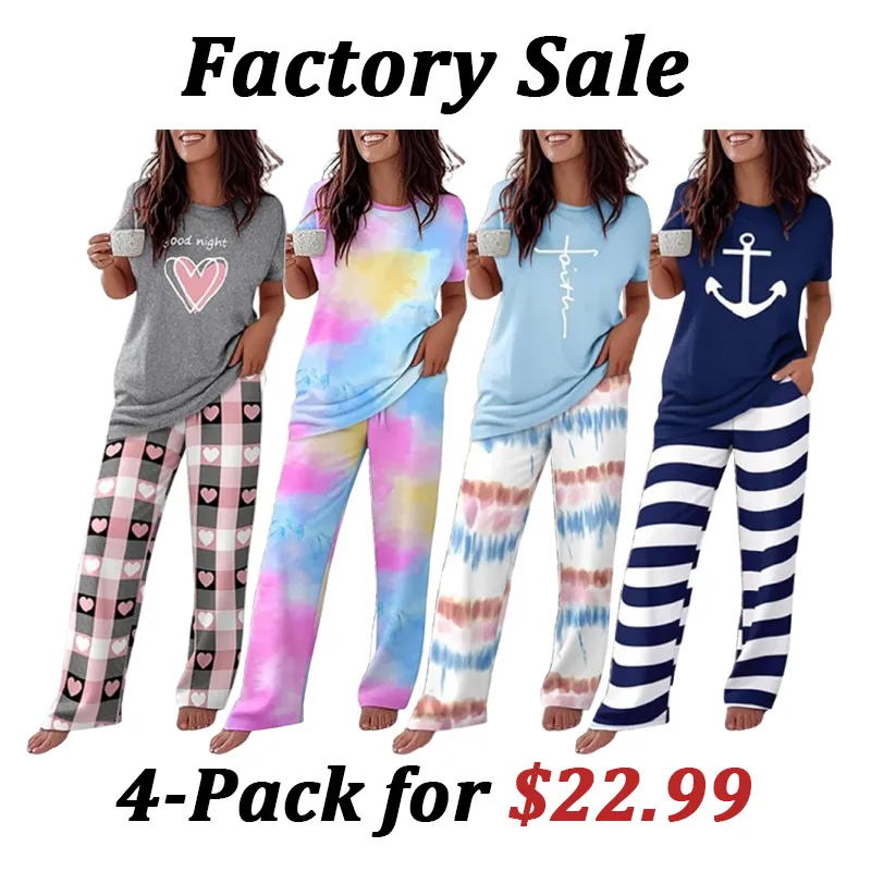 🔥HOT SALE🔥Women's Short Sleeve Pajama Set