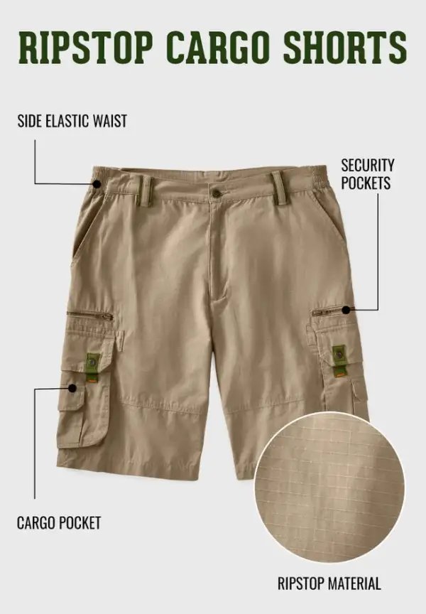 Ripstop Cargo Shorts
