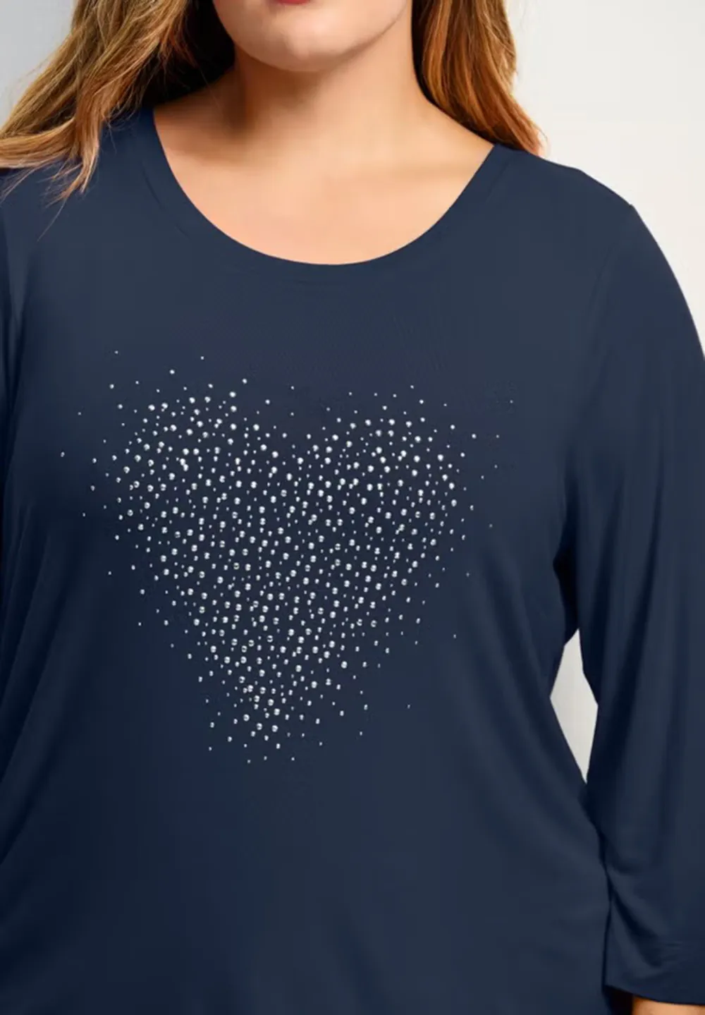 Round Neck Knitted T-Shirt