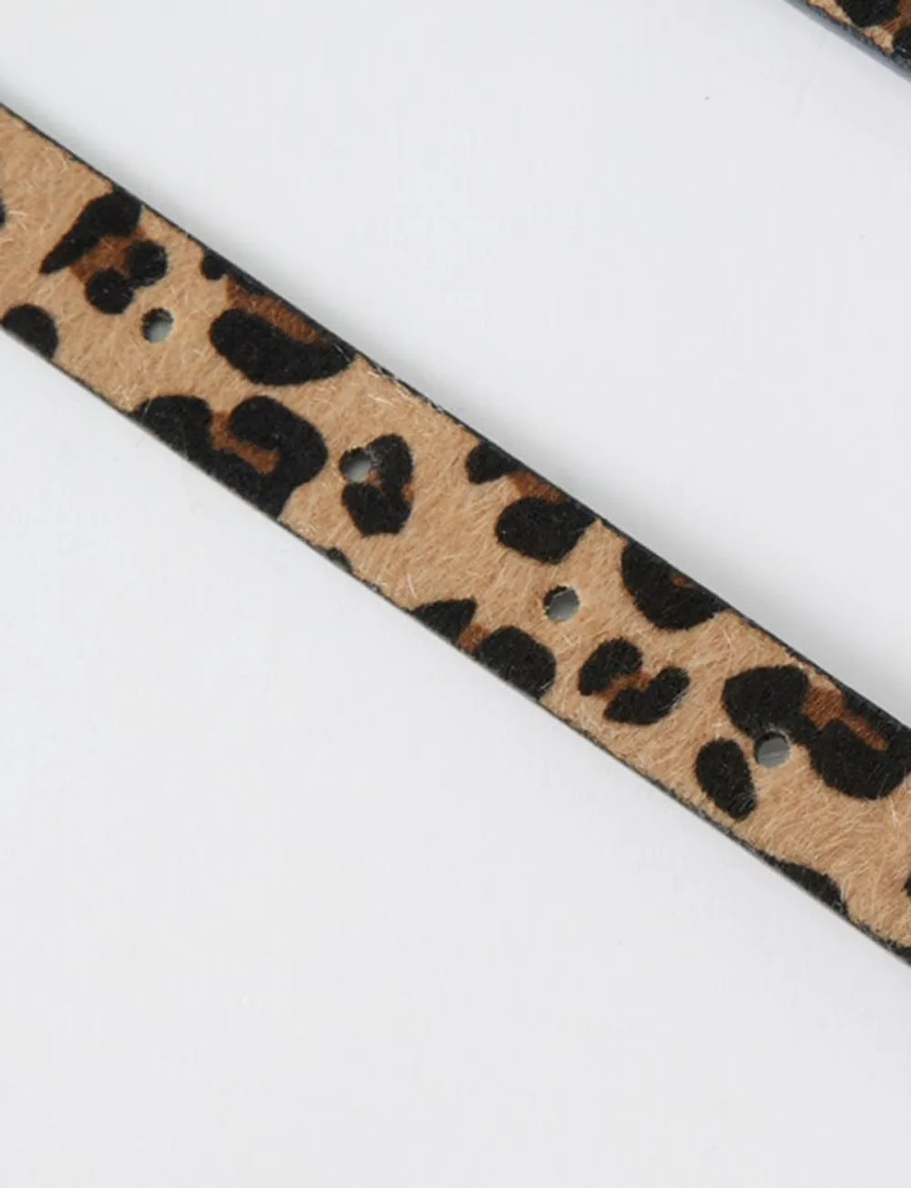 Fashion Creative Leopard Leather Belt