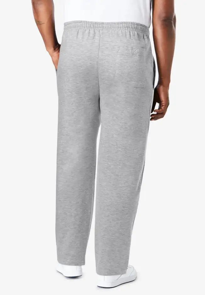 Fleece Open-Bottom Sweatpants