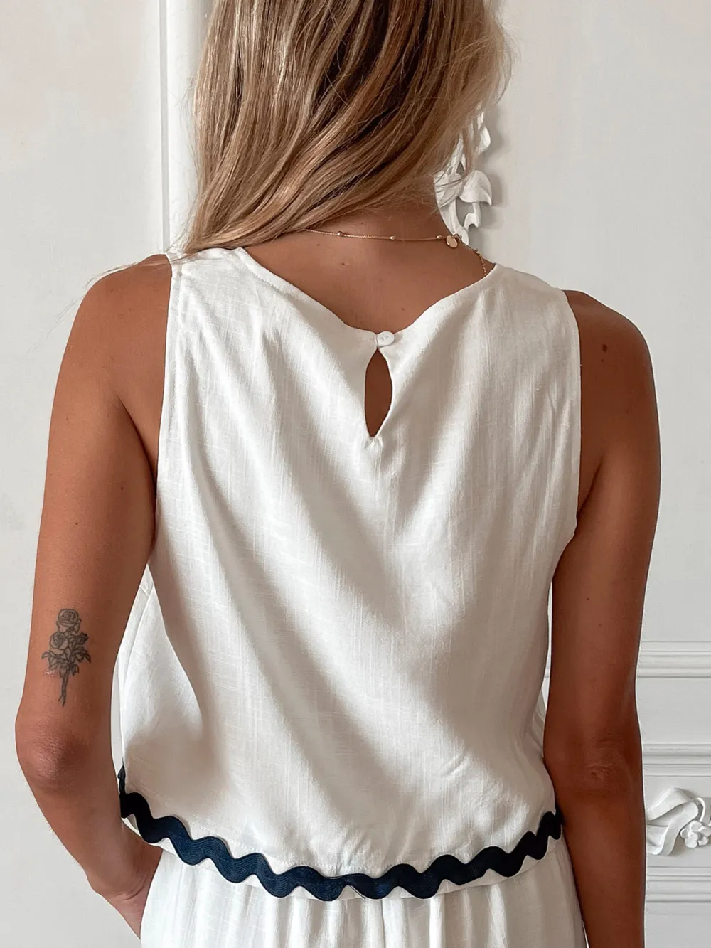 Casual Style Gingham Top