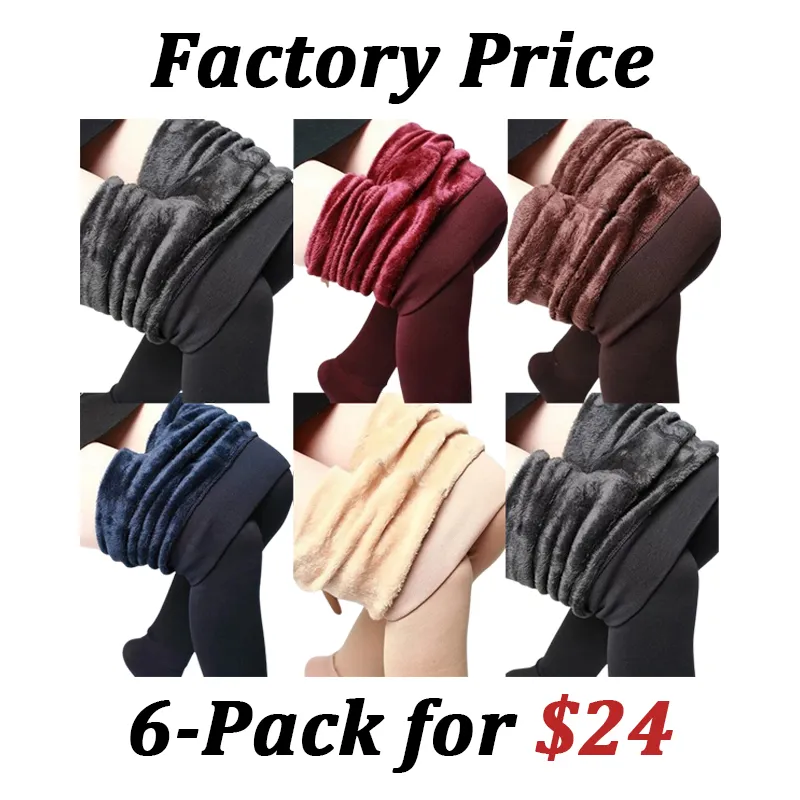 Women's High Waist High-Stretch Comfy Fleece Leggings