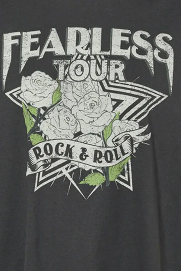 Floral Letter Print Short Sleeve T-Shirts