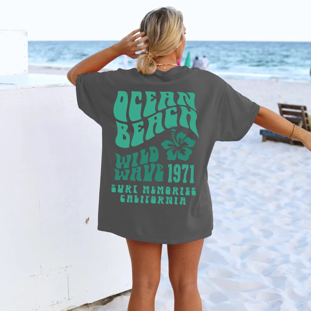 Ocean Beach Matching Short Sleeve Tees