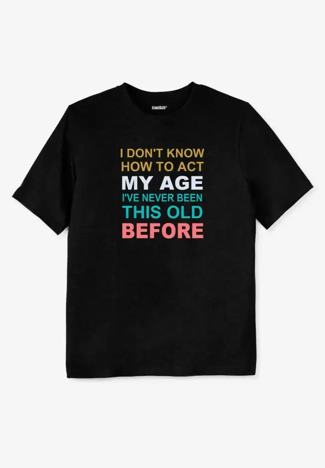 KingSize Slogan Graphic T-Shirt