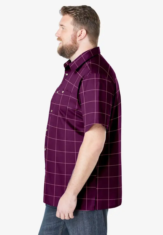 Check Short-Sleeve Sport Shirt