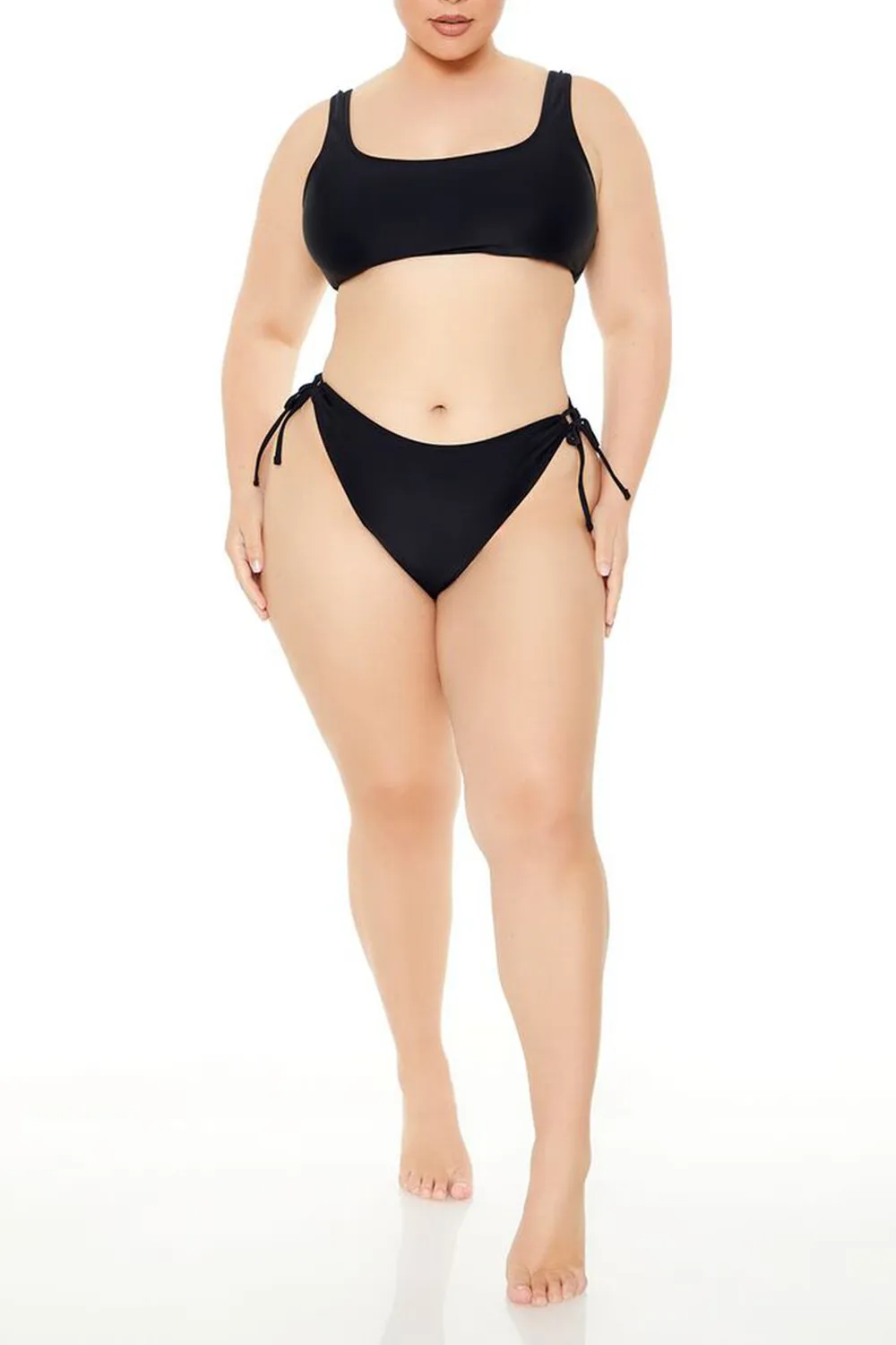 Plus Size Side-Tie Bikini Bottoms