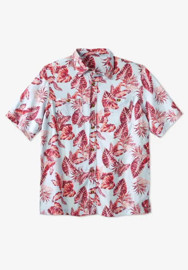 Short-Sleeve Linen Shirt