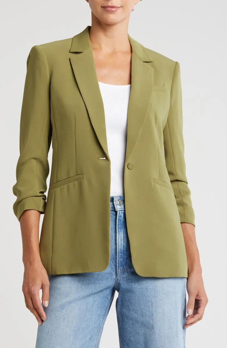 Regular Slight Stretch Crepe Blazer