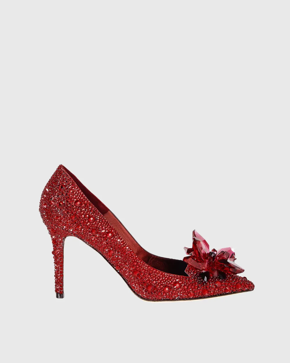 Red Crystal Heels