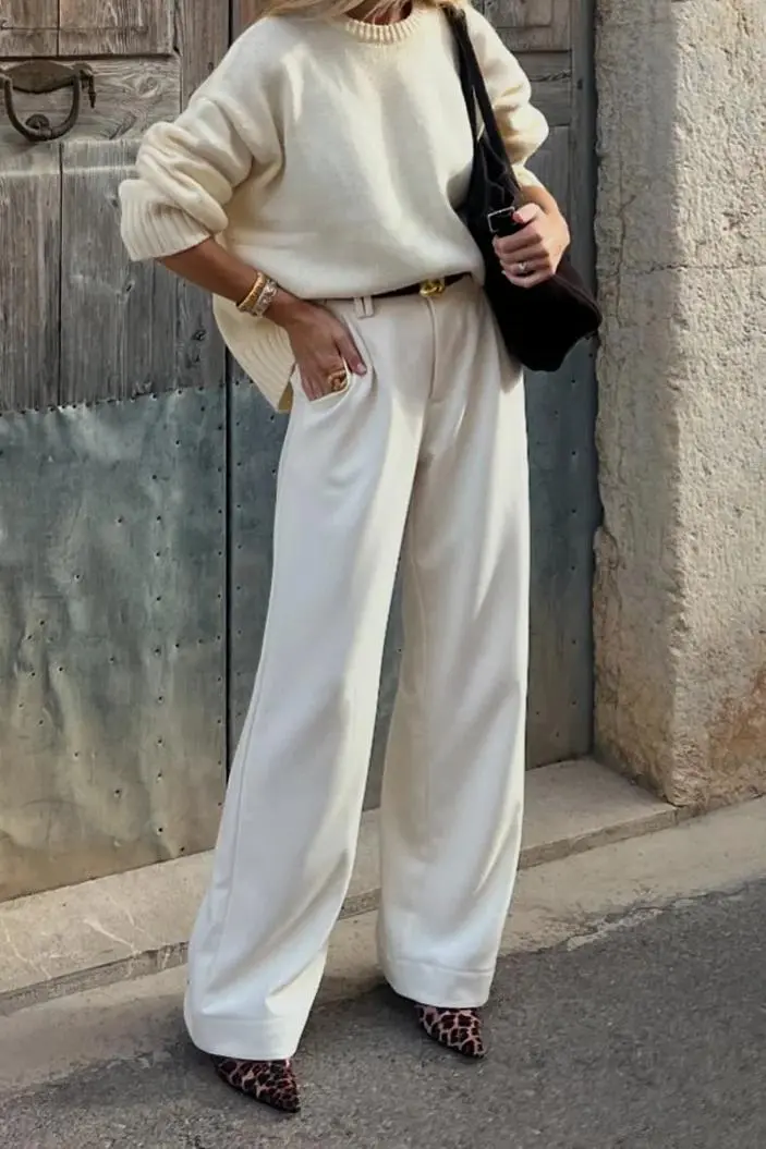 CREAM PANT