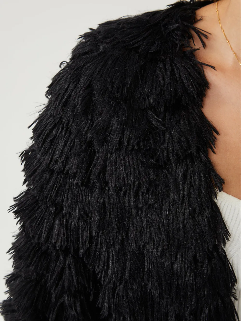 Black Daily Long sleeves Jacket