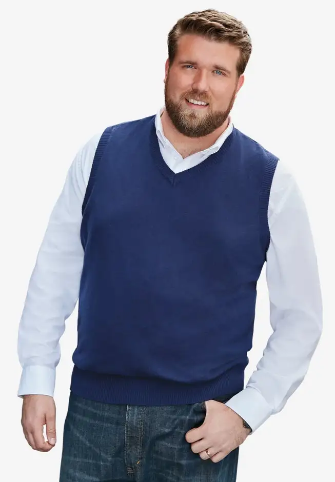 Lightweight V-Neck Sweater Vest