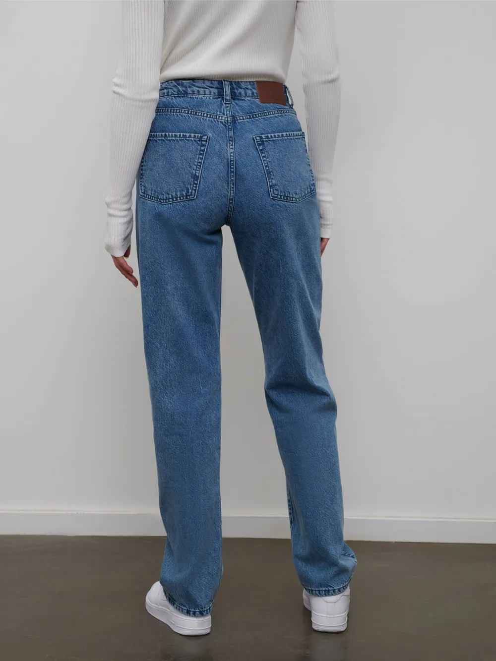 Colored Denim Casual Style Trousers Jeans