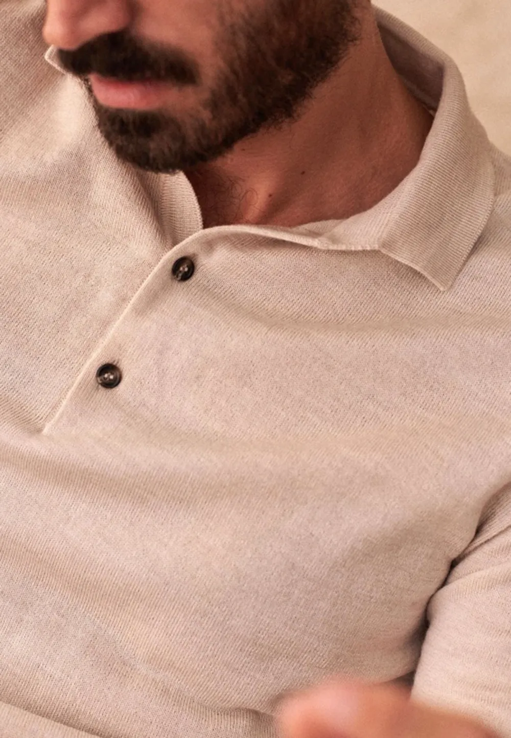 Sweater-Mottled Beige