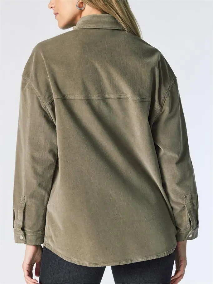 Regular Cotton Corduroy Shirt