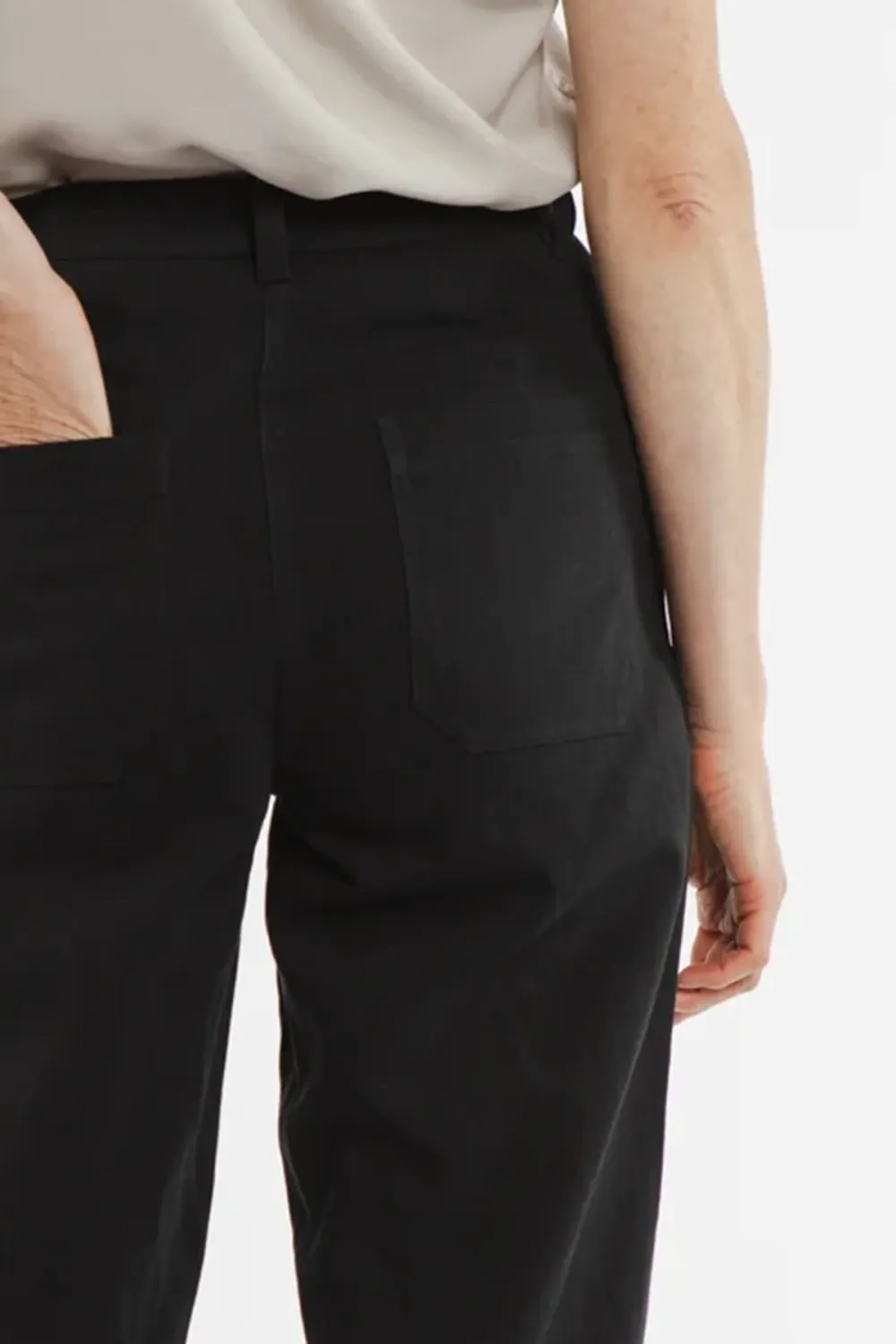 The Non-Stretch Black Pant