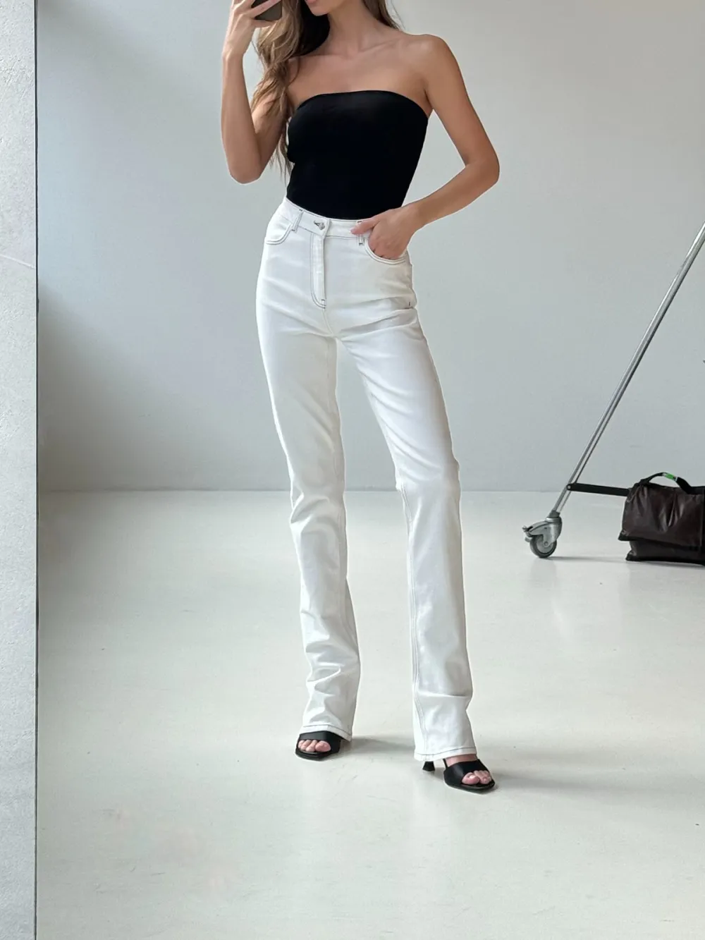 Belt Loops Casual Style Jeans