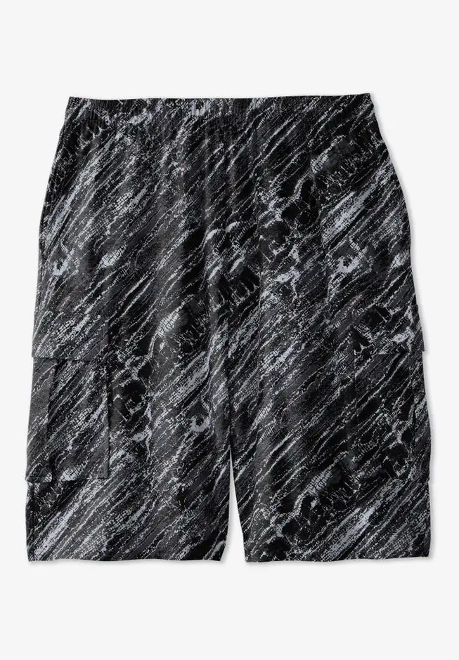 Lightweight Jersey Cargo Shorts