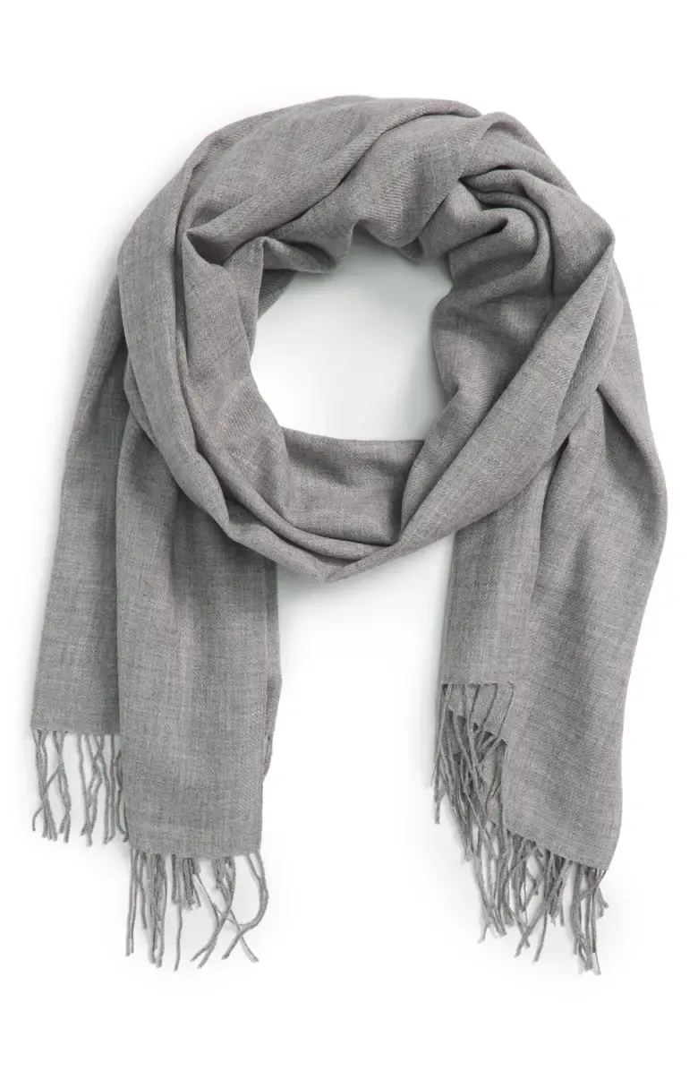 Tissue Weight Wool & Cashmere Scarf