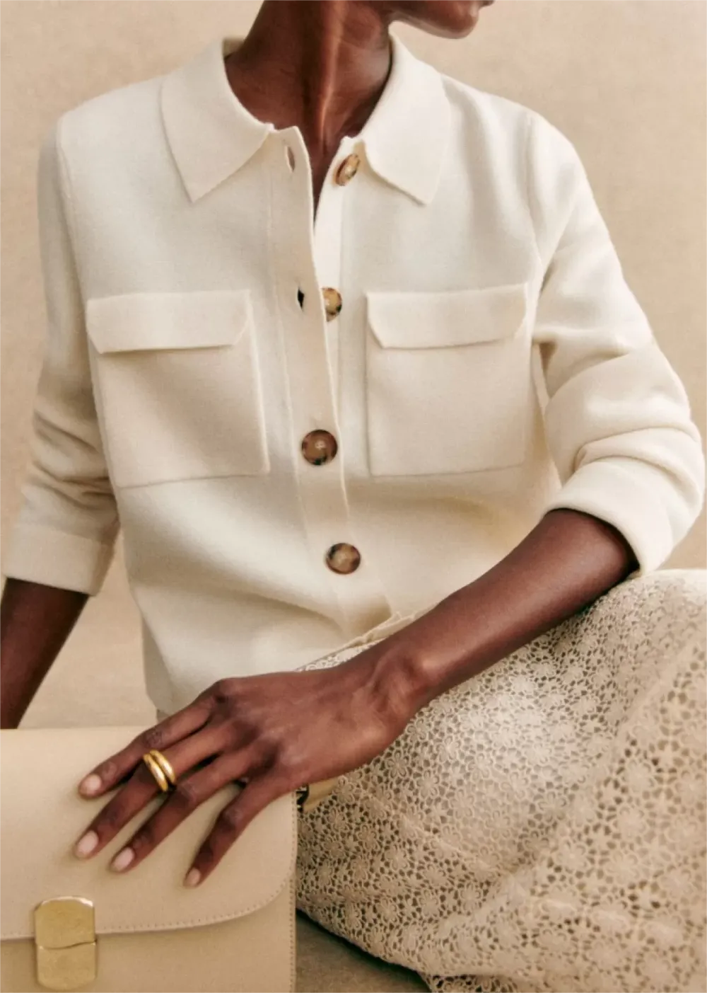 Lapel Collar Knitwear