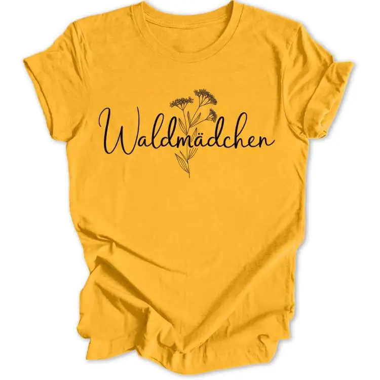 Forest Girl Lineart Unisex T-Shirt