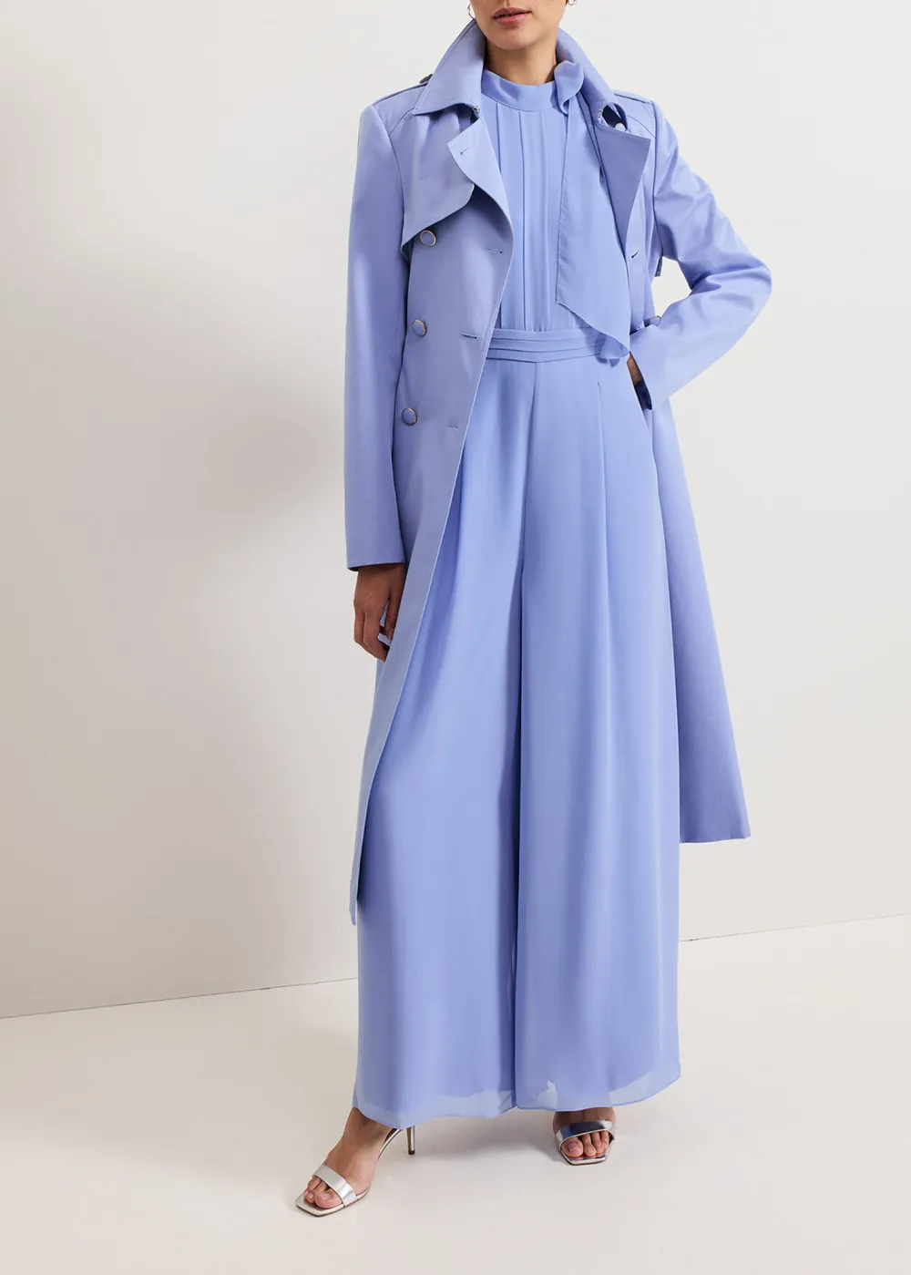Elegant And Flowing Sleeveless Loose-Fitting Jumpsuit