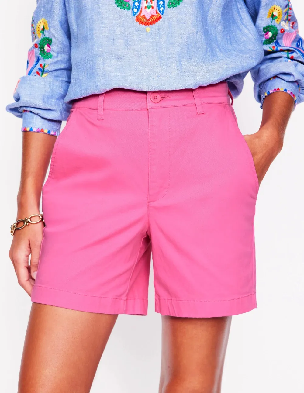 Sorbet Pink Barnsbury Chino Shorts
