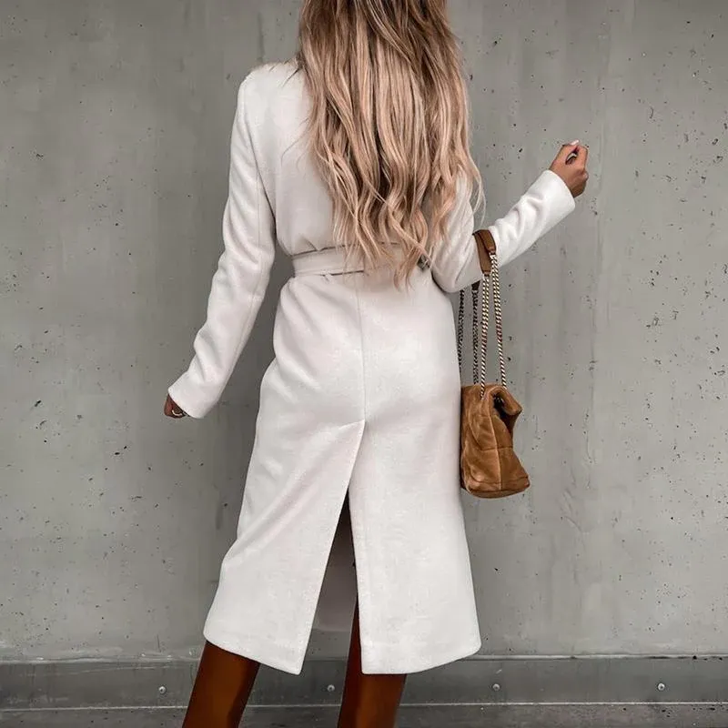Lifestyl Winter Windbreaker Trench Coat for Women