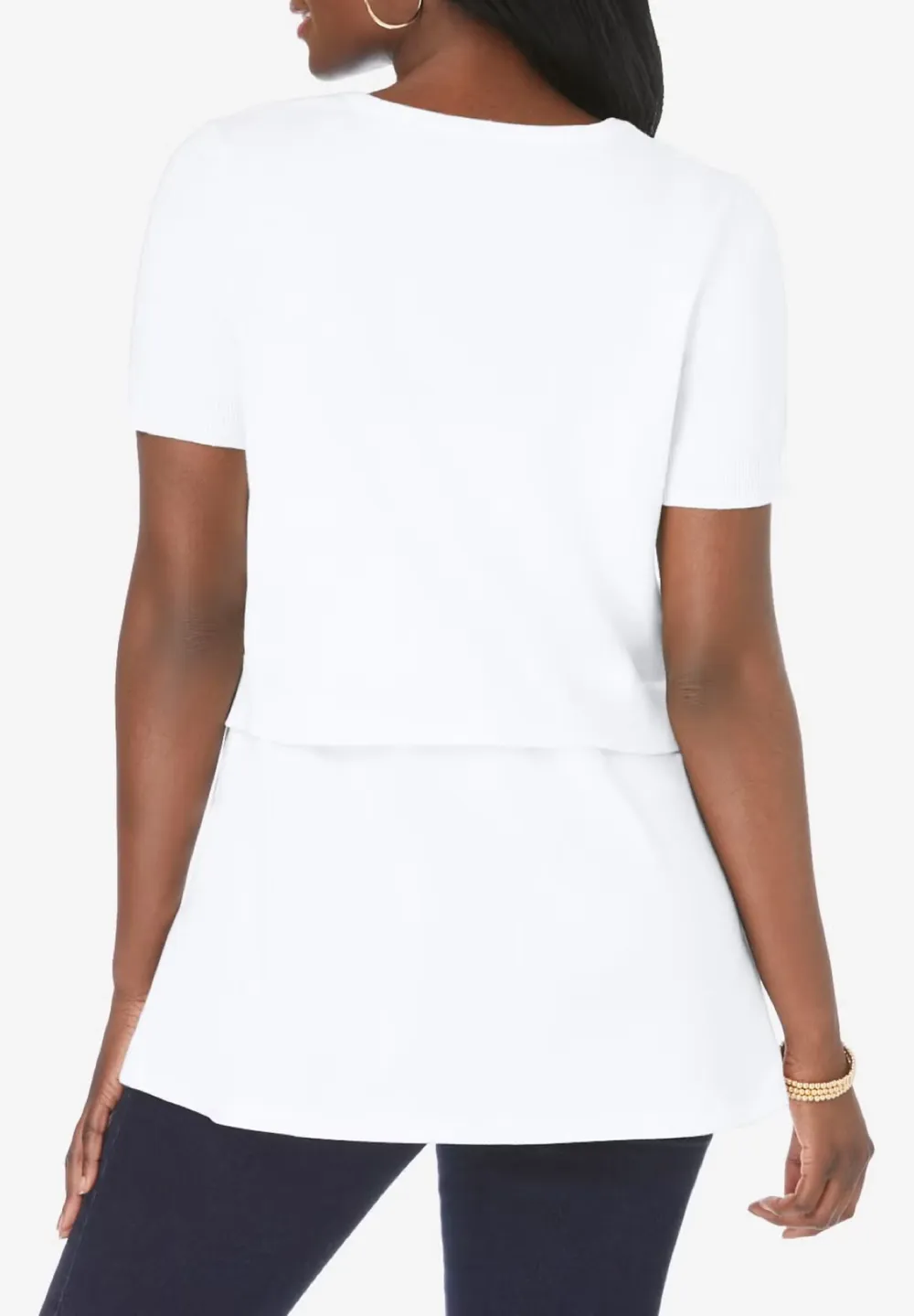 Solid Color Short Sleeved Cardigan
