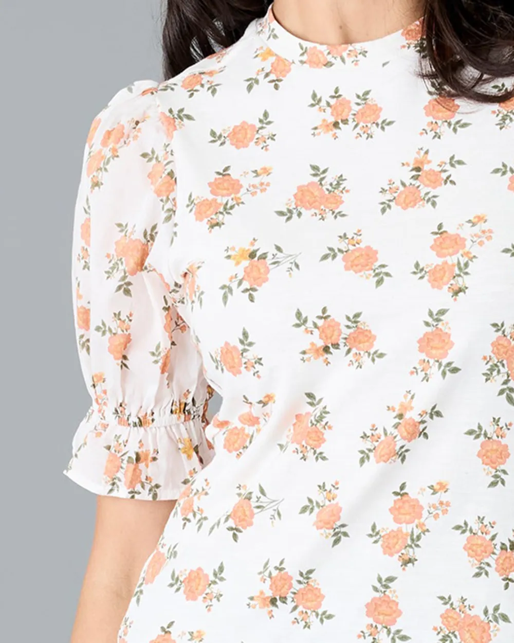 Small Floral Print Blouse