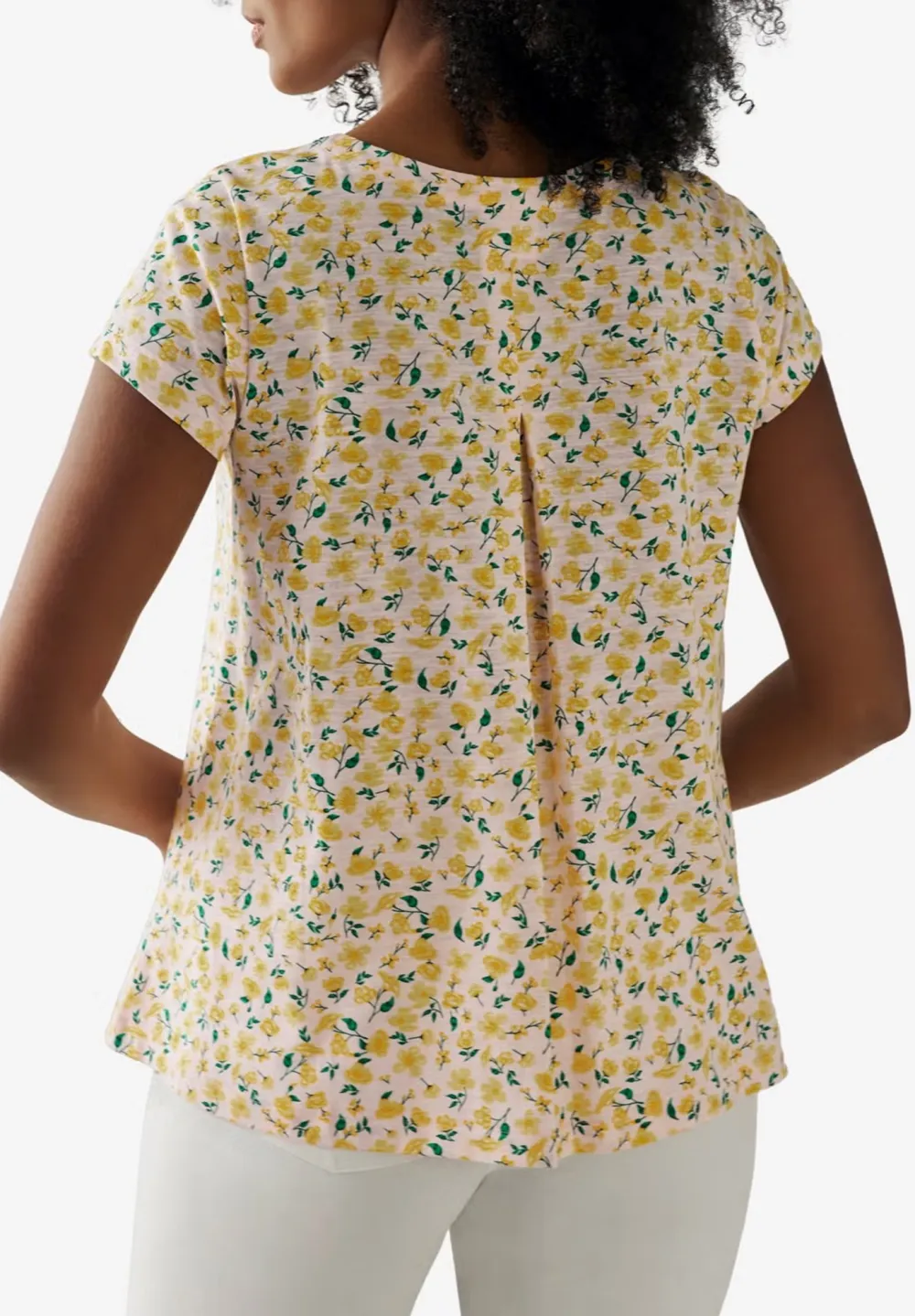 Back Pleated T-Shirt