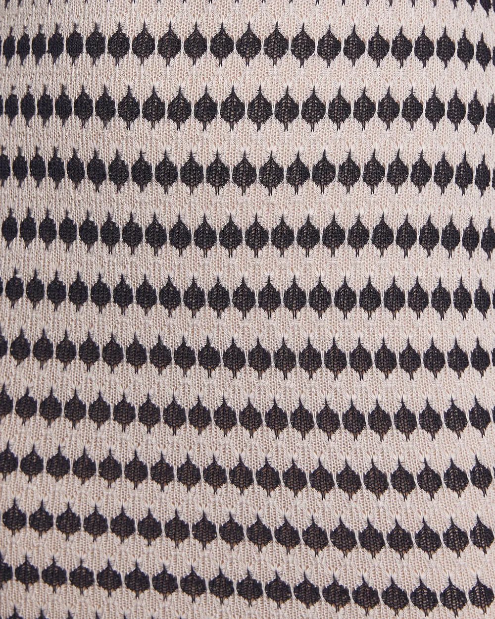 Crochet Geo Print Midi Dress