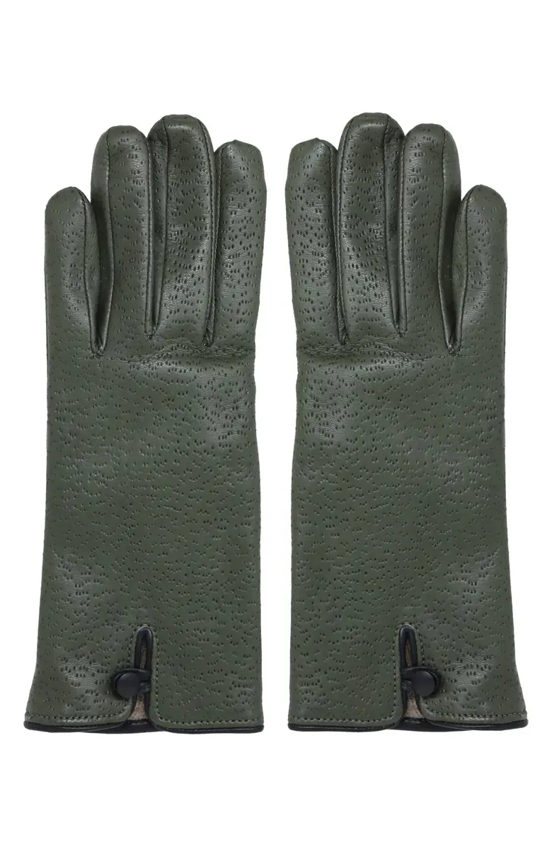 Cashmere Lined Leather Gloves
