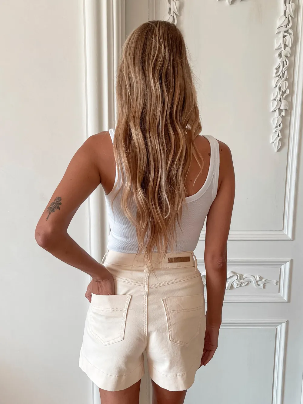Cream Daily High Waist Shorts