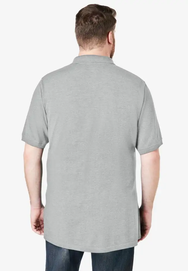 Longer-Length Shrink-Less™ Cotton Polo Shirt