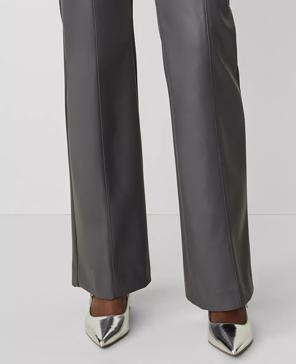 The Faux Leather Trouser