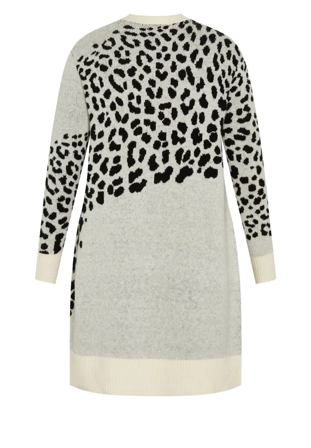 Leopard Print Shoulder Cardigan